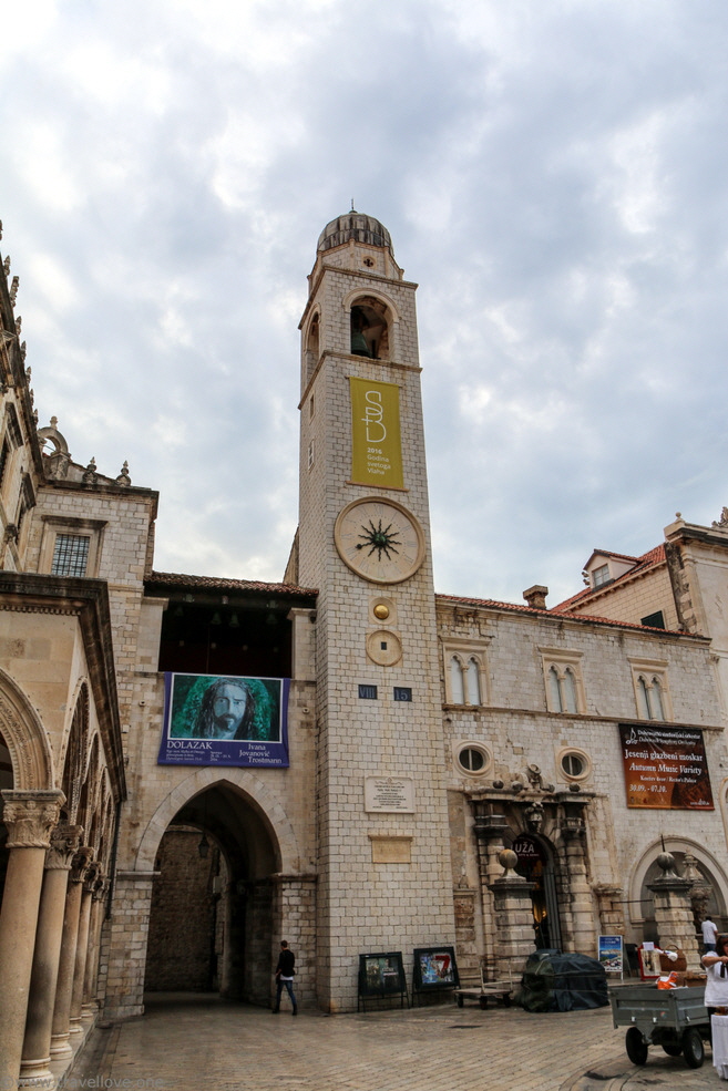 10- Dubrovnik Old Town Clock Tower