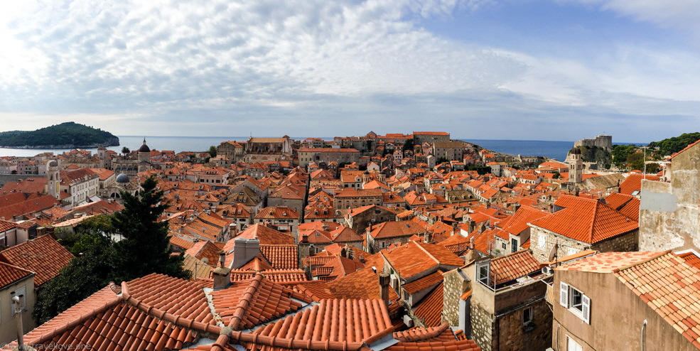 56- Dubrovnik Old Town Roofs