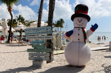 Key West Snowman