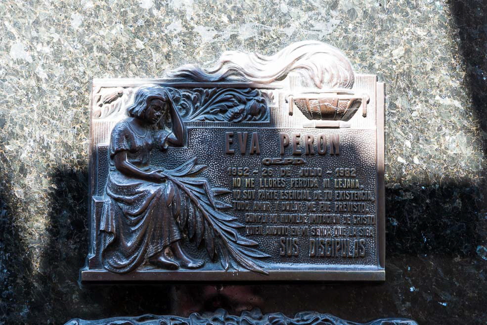 165 Buenos Aires Recoleta Cemetary Evita Eva Peron